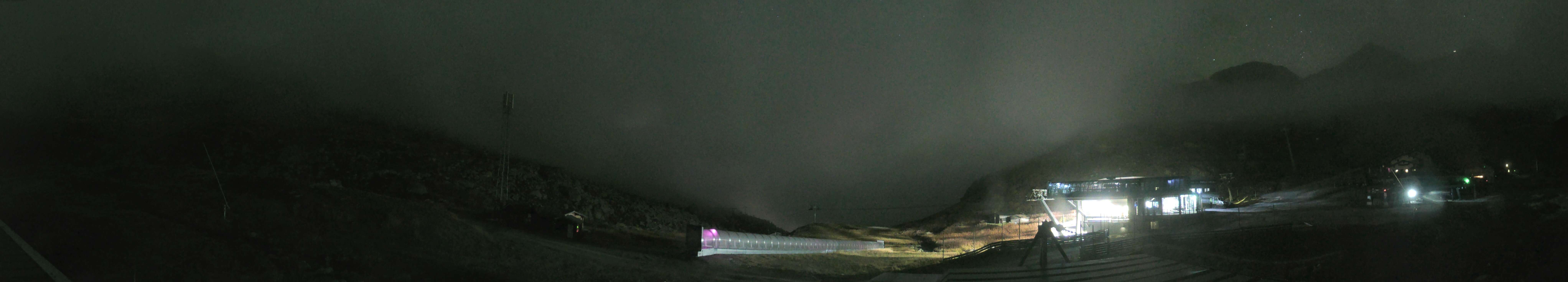 Val Thorens Plan Bouchet - Orelle snow cam captured at 5 October 2026 at 11:40 pm GMT+2