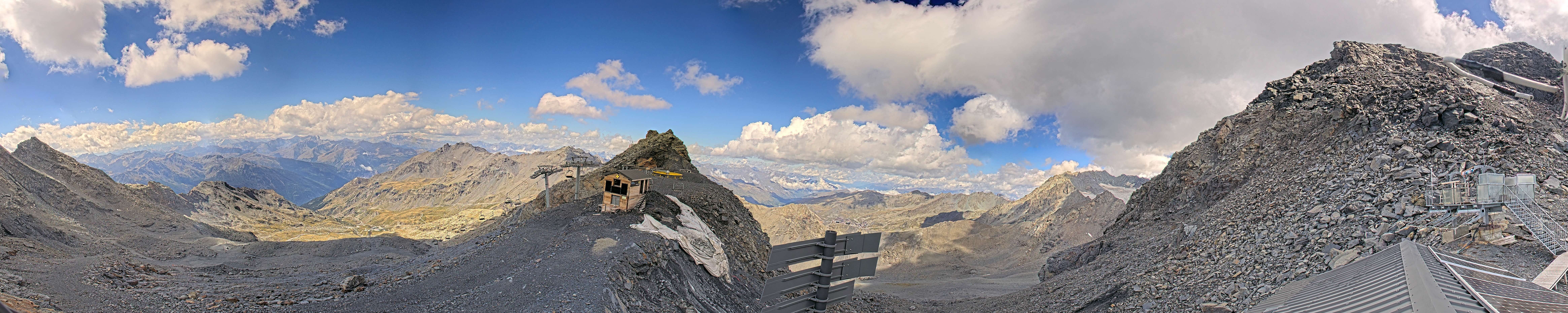 Val Thorens Pointe du Bouchet snow cam captured at 13 September 2026 at 9:10 am GMT+2