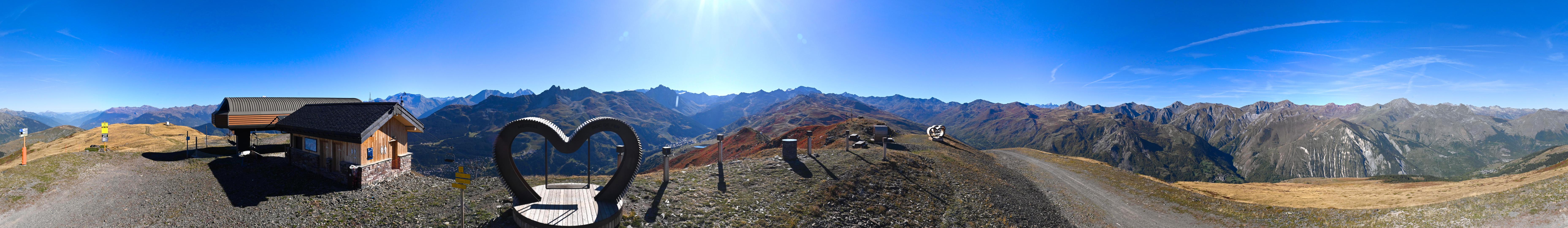Méribel Roc de Fer Summit - 2,290 m snow cam captured at 26 September 2026 at 10:44 am GMT+2