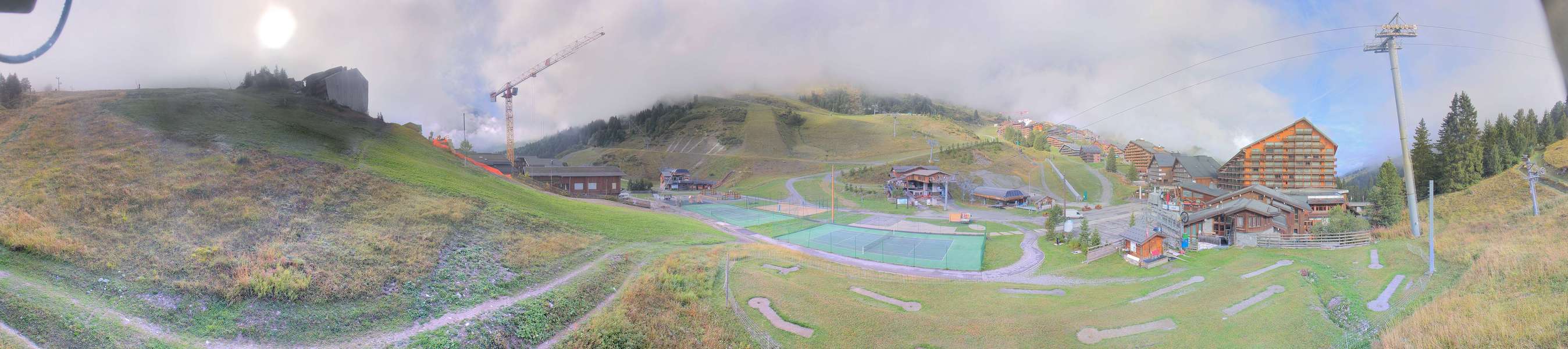 Méribel Méribel-Mottaret - 1,750 m snow cam captured at 17 September 2026 at 10:07 am GMT+2