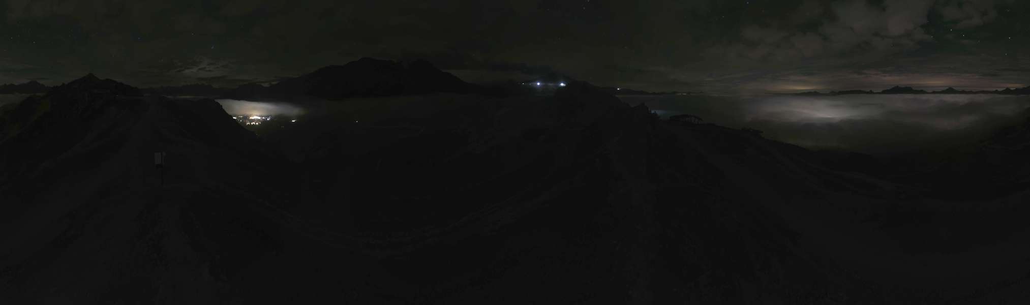 Les Arcs Arpette snow cam captured at 17 September 2026 at 11:39 pm GMT+2