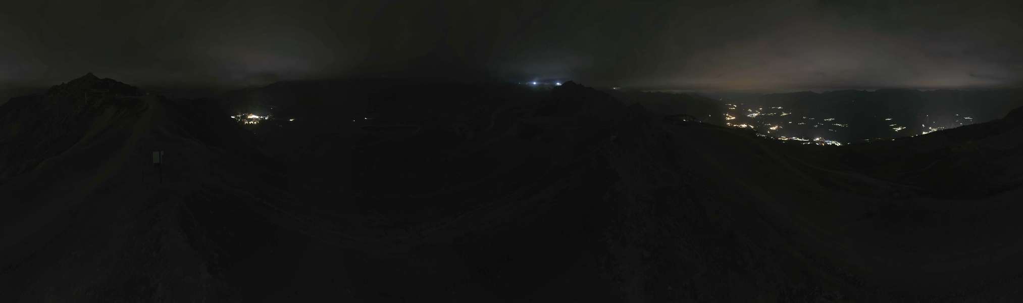 Les Arcs Arpette snow cam captured at 18 September 2026 at 11:29 pm GMT+2