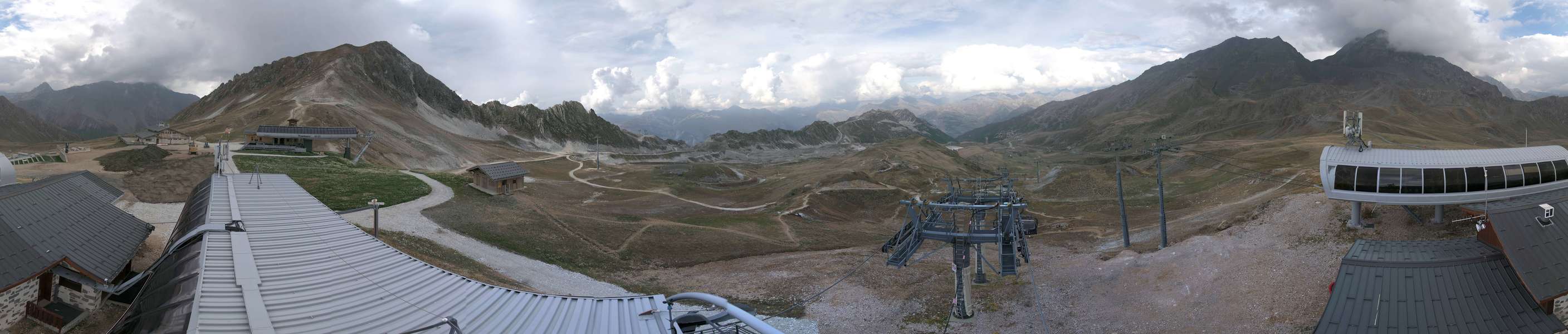 Les Arcs Arcabulle snow cam captured at 4 October 2026 at 4:52 pm GMT+2