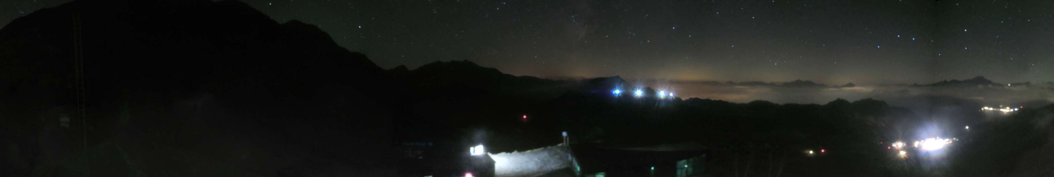 Les Arcs Varet snow cam captured at 5 October 2026 at 11:58 pm GMT+2