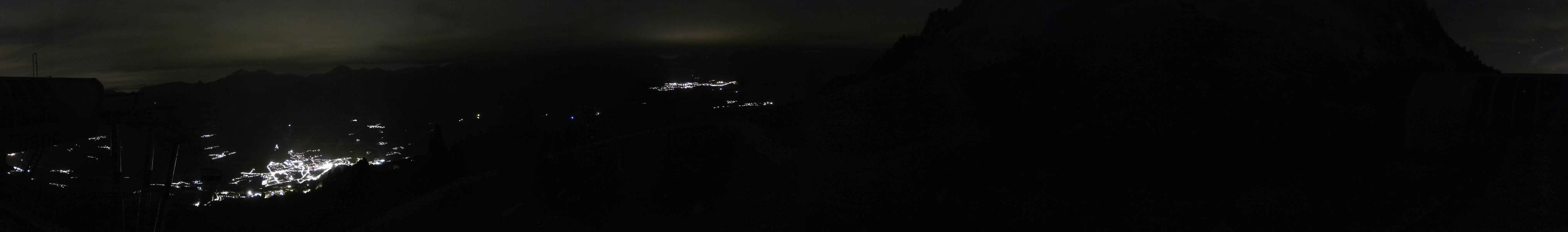 Les Arcs Mont-Blanc snow cam captured at 18 September 2026 at 11:19 pm GMT+2