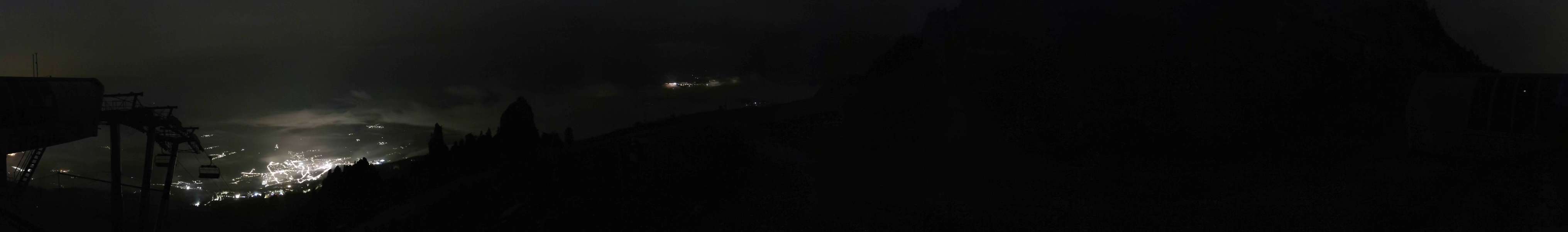 Les Arcs Mont-Blanc snow cam captured at 2 October 2026 at 11:43 pm GMT+2