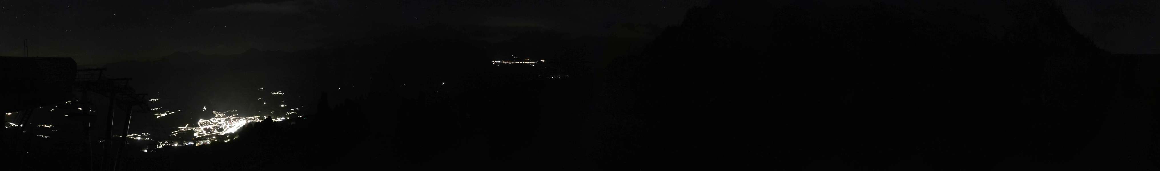 Les Arcs Mont-Blanc snow cam captured at 5 October 2026 at 11:37 pm GMT+2