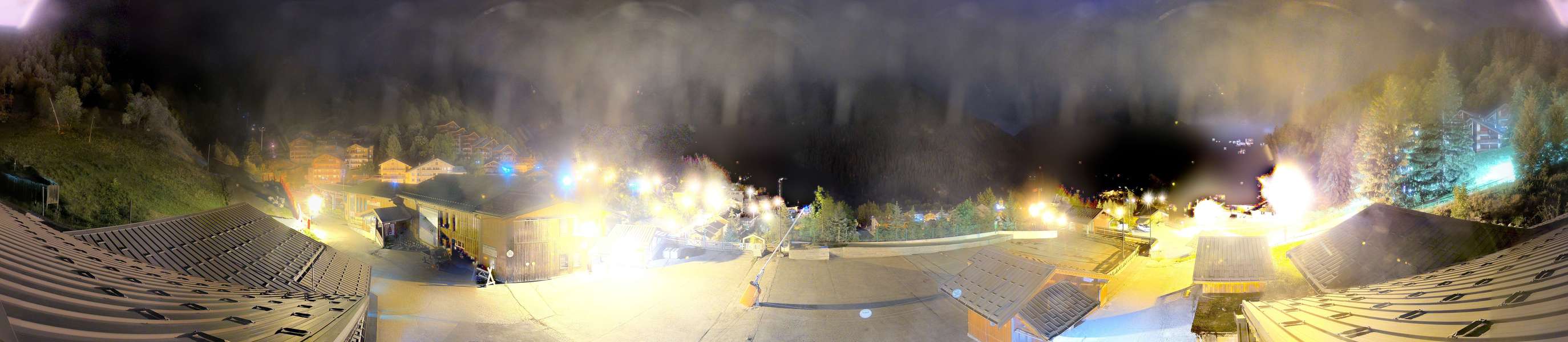 La Plagne Champagny Village snow cam captured at 17 September 2026 at 11:50 pm GMT+2
