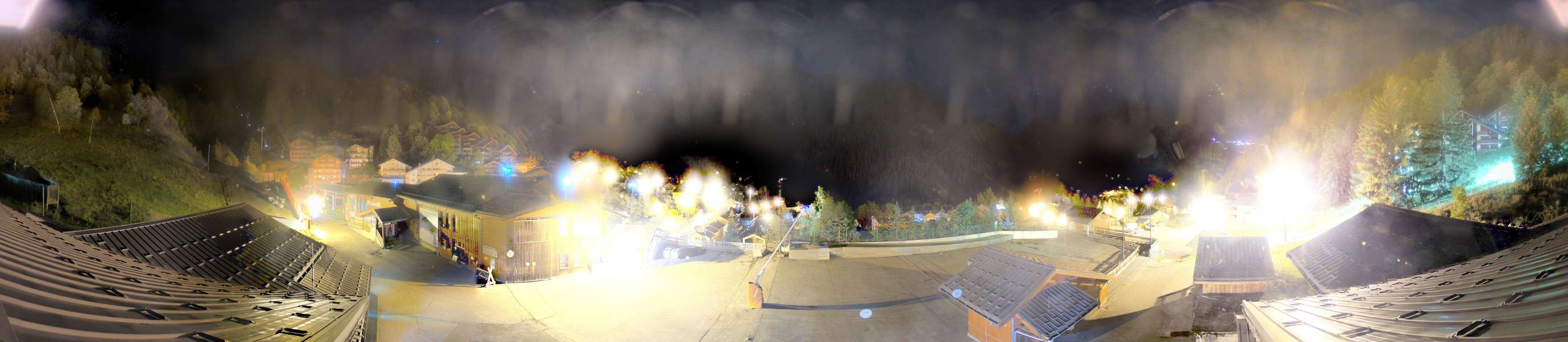 La Plagne Champagny Village snow cam captured at 3 October 2026 at 11:54 pm GMT+2