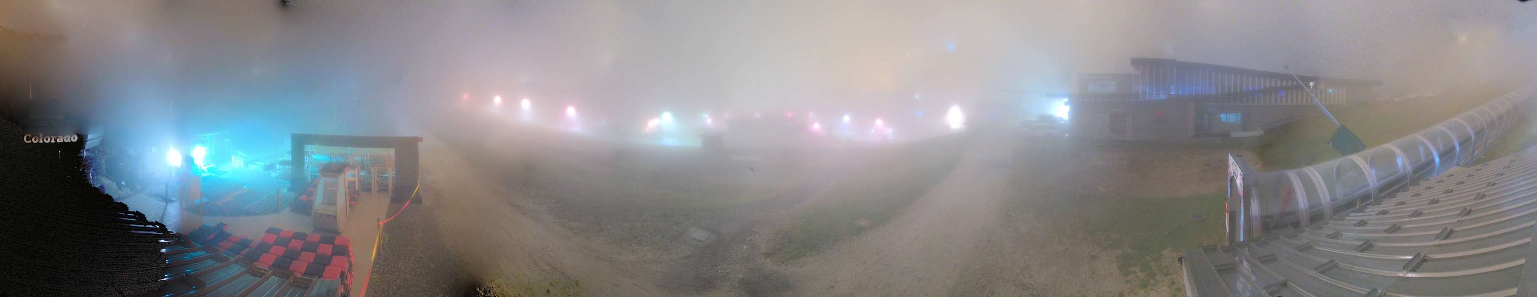 La Plagne Colorado snow cam captured at 1 October 2026 at 11:49 pm GMT+2