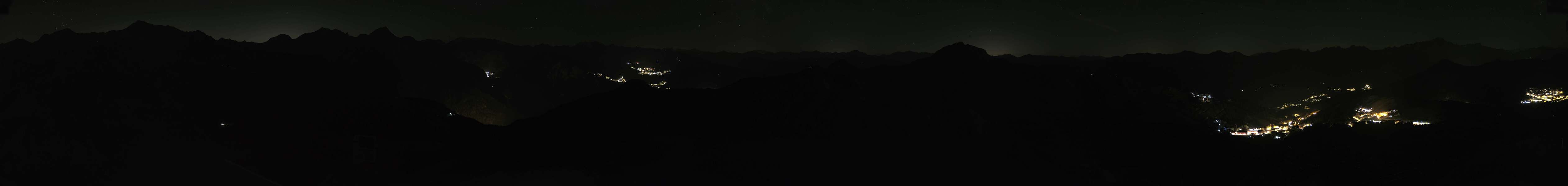 La Plagne Grande Rochette snow cam captured at 14 September 2026 at 11:59 pm GMT+2