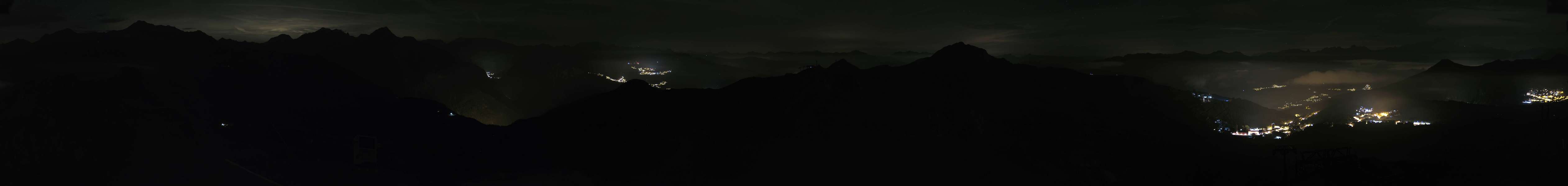 La Plagne Grande Rochette snow cam captured at 4 October 2026 at 11:39 pm GMT+2