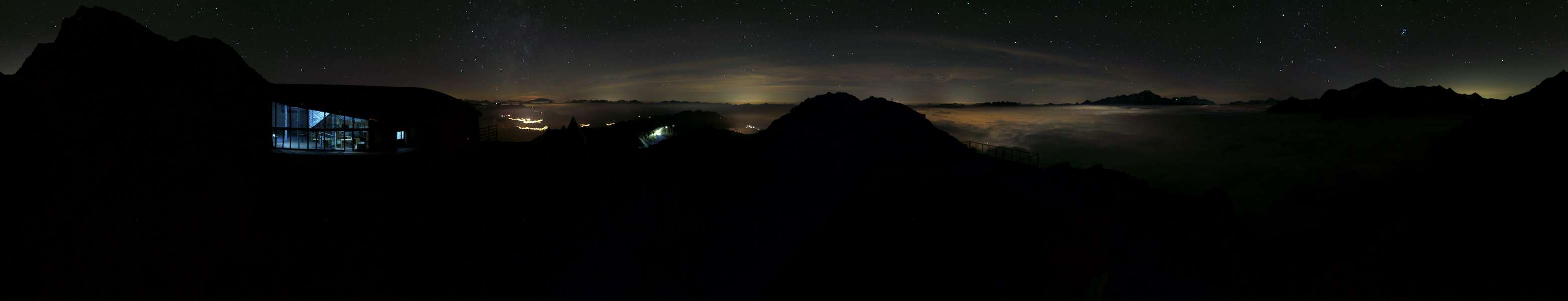 La Plagne Live 3000 snow cam captured at 18 September 2026 at 11:40 pm GMT+2