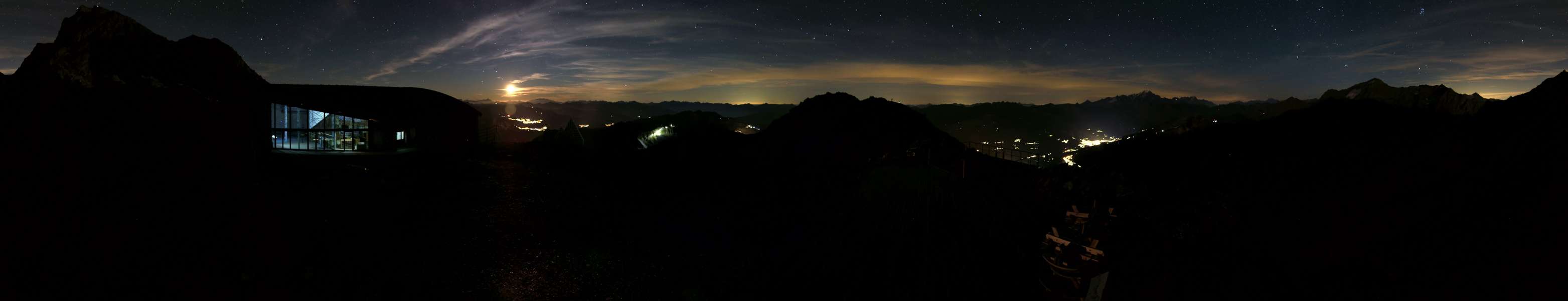 La Plagne Live 3000 snow cam captured at 19 September 2026 at 11:57 pm GMT+2