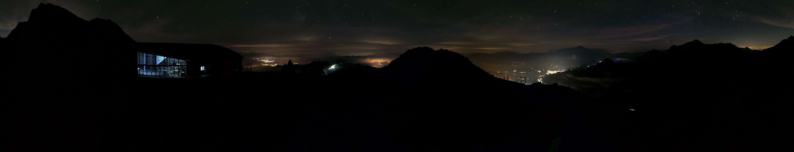 La Plagne Live 3000 snow cam captured at 3 October 2026 at 11:54 pm GMT+2
