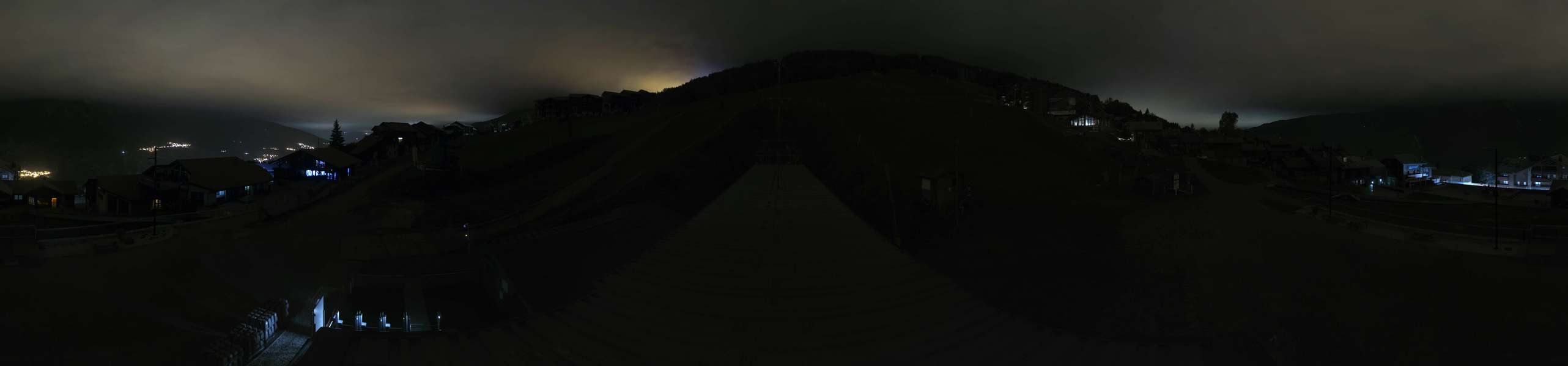 La Plagne Montalbert snow cam captured at 17 September 2026 at 11:50 pm GMT+2