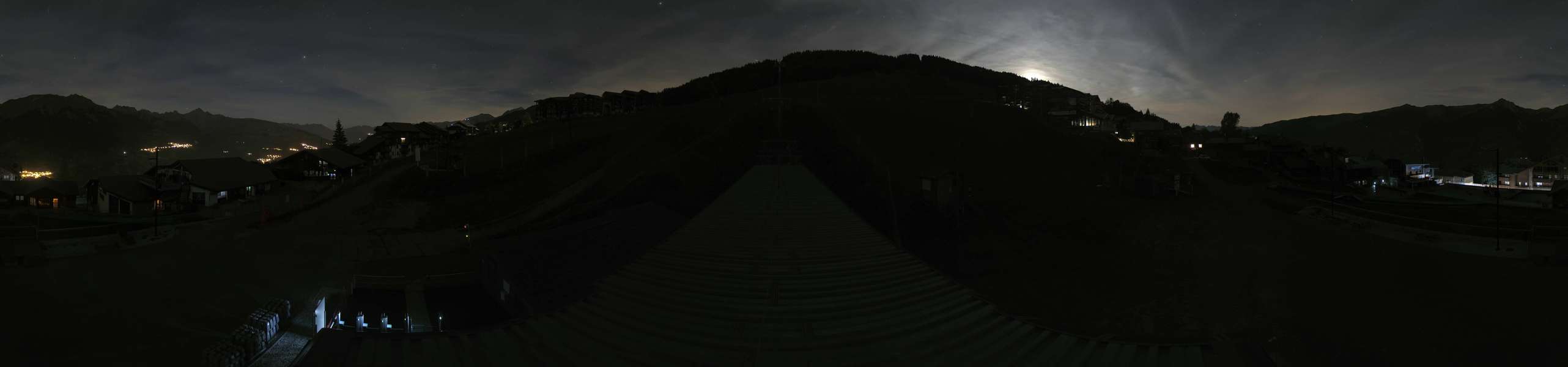 La Plagne Montalbert snow cam captured at 20 September 2026 at 11:43 pm GMT+2