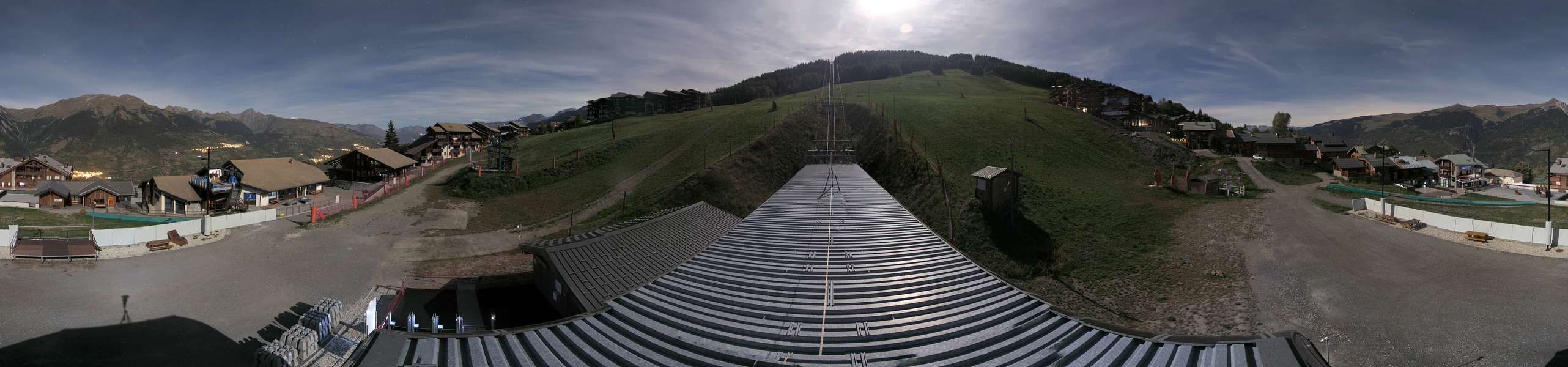 La Plagne Montalbert snow cam captured at 24 September 2026 at 11:41 pm GMT+2