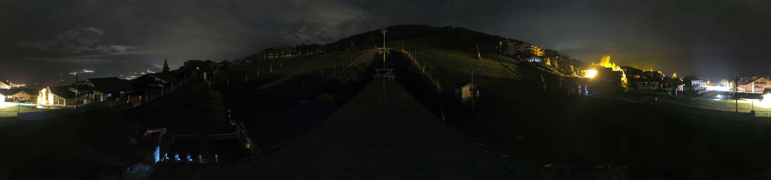 La Plagne Montalbert snow cam captured at 2 October 2026 at 11:36 pm GMT+2