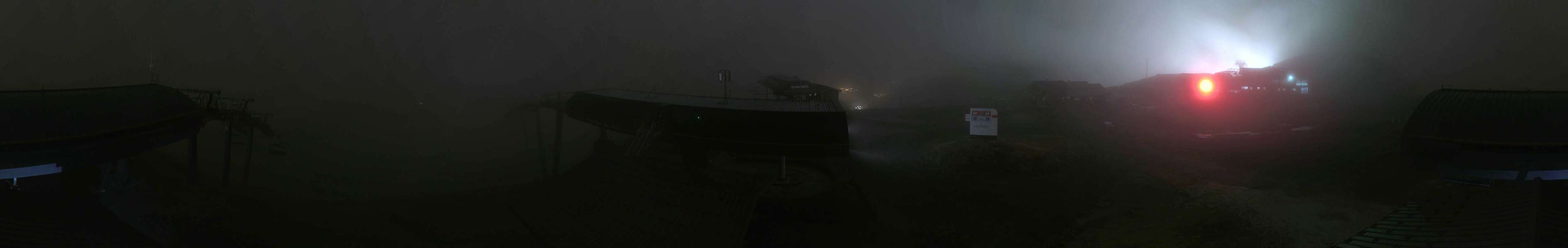 La Plagne Roche de Mio snow cam captured at 2 October 2026 at 11:36 pm GMT+2