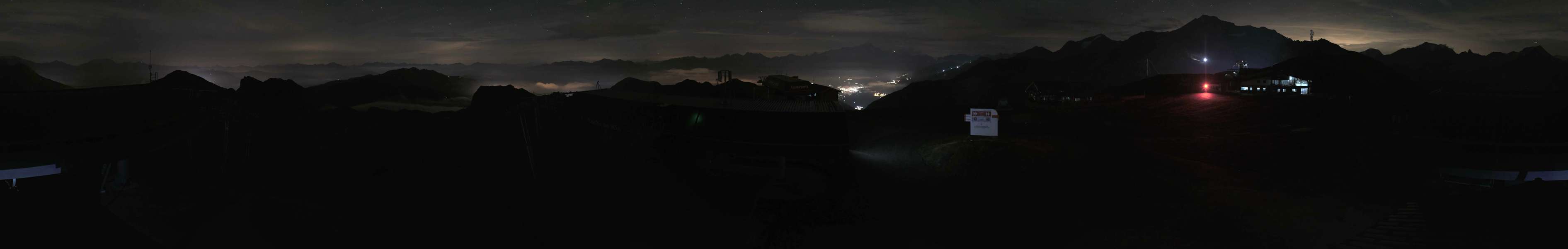 La Plagne Roche de Mio snow cam captured at 4 October 2026 at 11:39 pm GMT+2