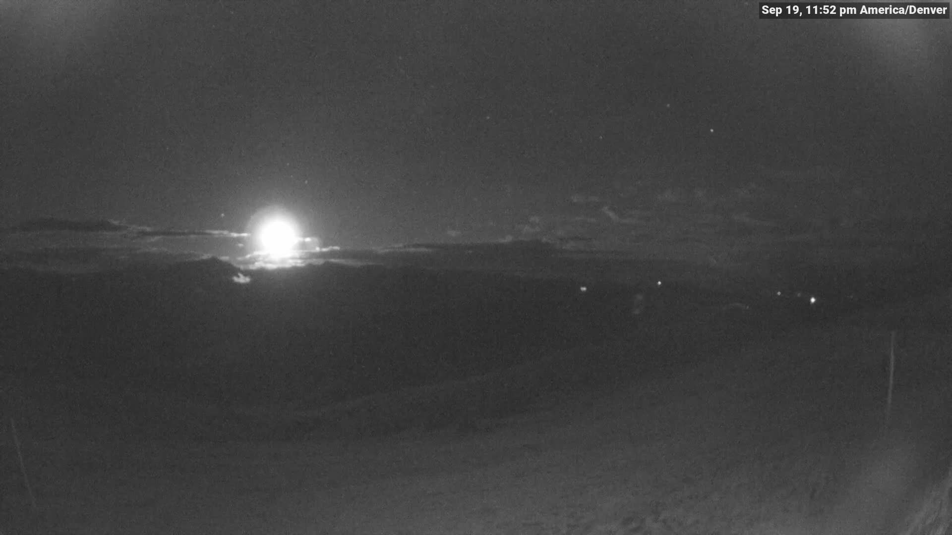 Vail The Back Bowls snow cam captured at 19 September 2026 at 11:54 pm GMT-6
