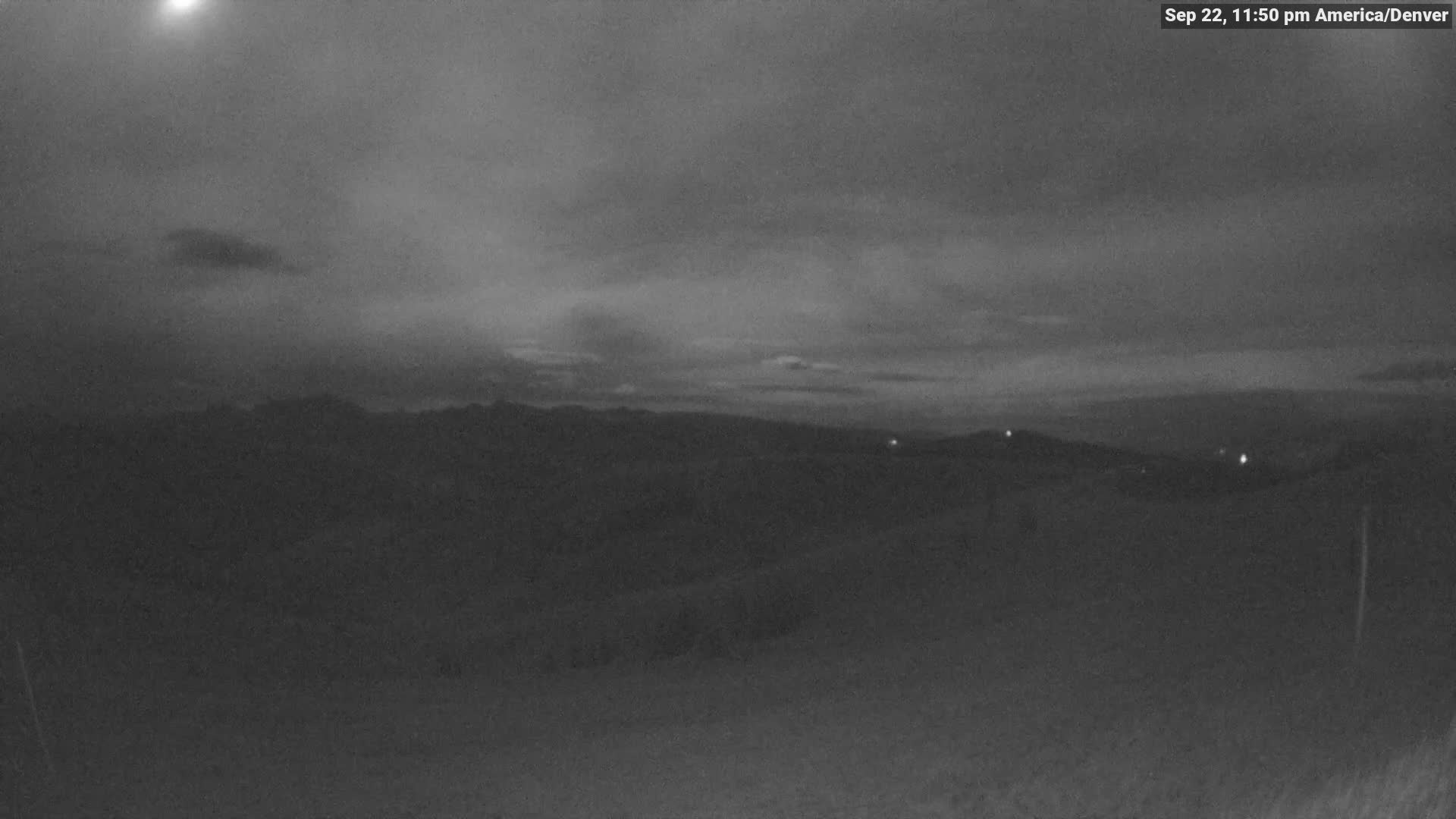 Vail The Back Bowls snow cam captured at 22 September 2026 at 11:52 pm GMT-6