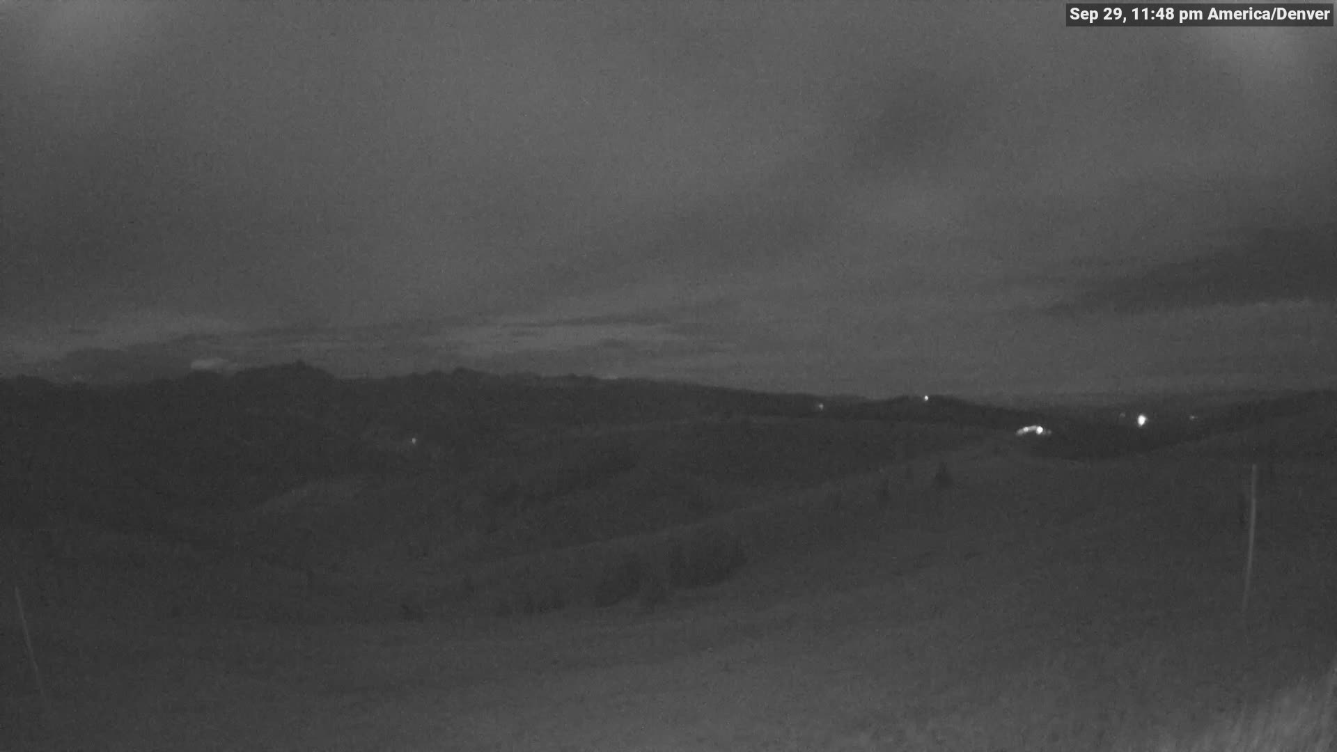 Vail The Back Bowls snow cam captured at 29 September 2026 at 11:49 pm GMT-6