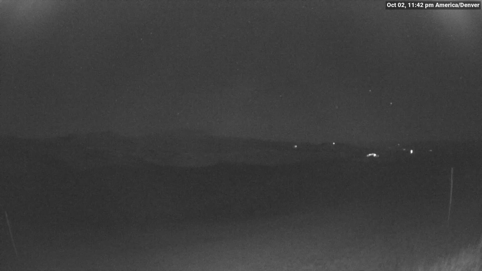 Vail The Back Bowls snow cam captured at 2 October 2026 at 11:43 pm GMT-6