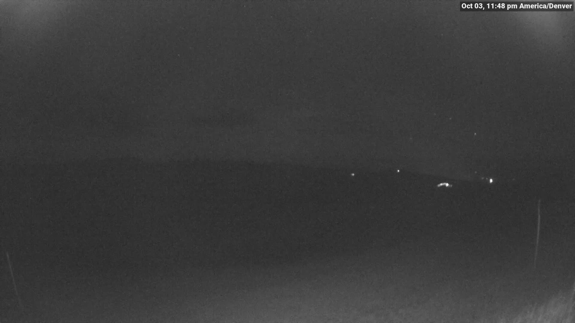 Vail The Back Bowls snow cam captured at 3 October 2026 at 11:49 pm GMT-6