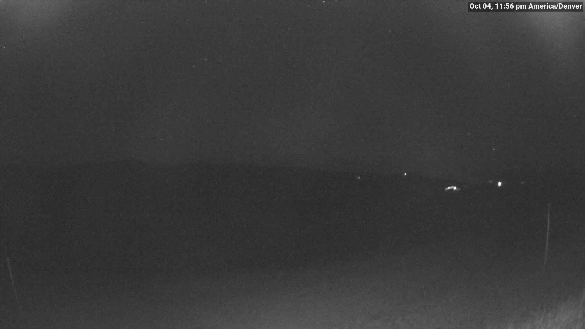 Vail The Back Bowls snow cam captured at 4 October 2026 at 11:58 pm GMT-6
