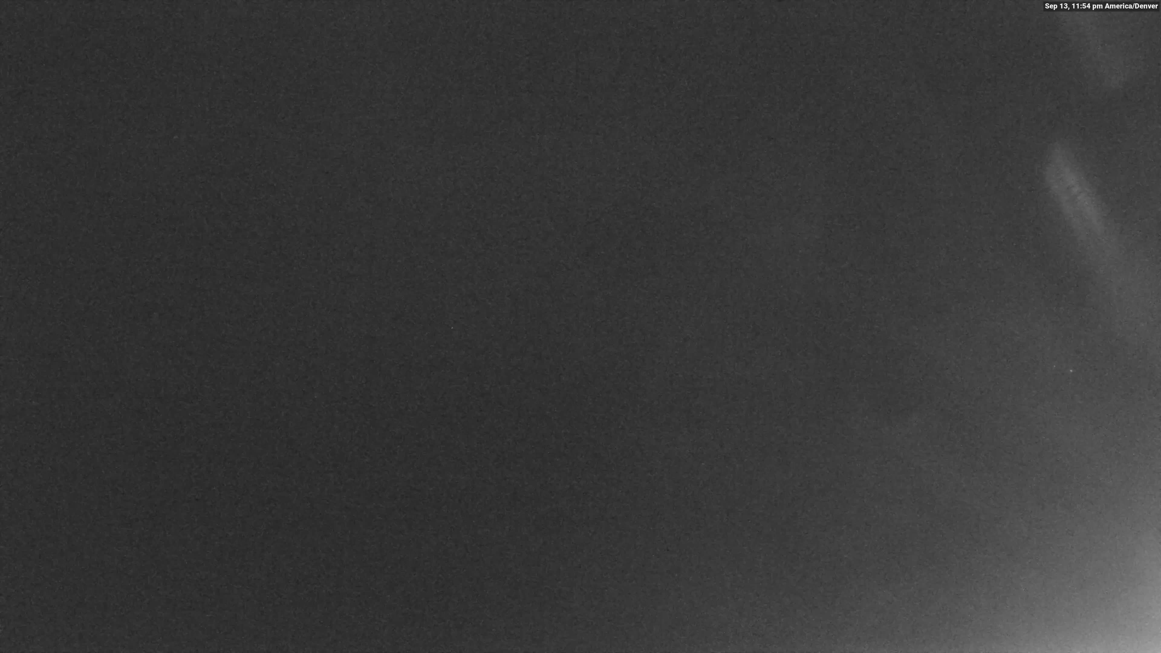 Vail Eagle's Nest snow cam captured at 13 September 2026 at 11:56 pm GMT-6