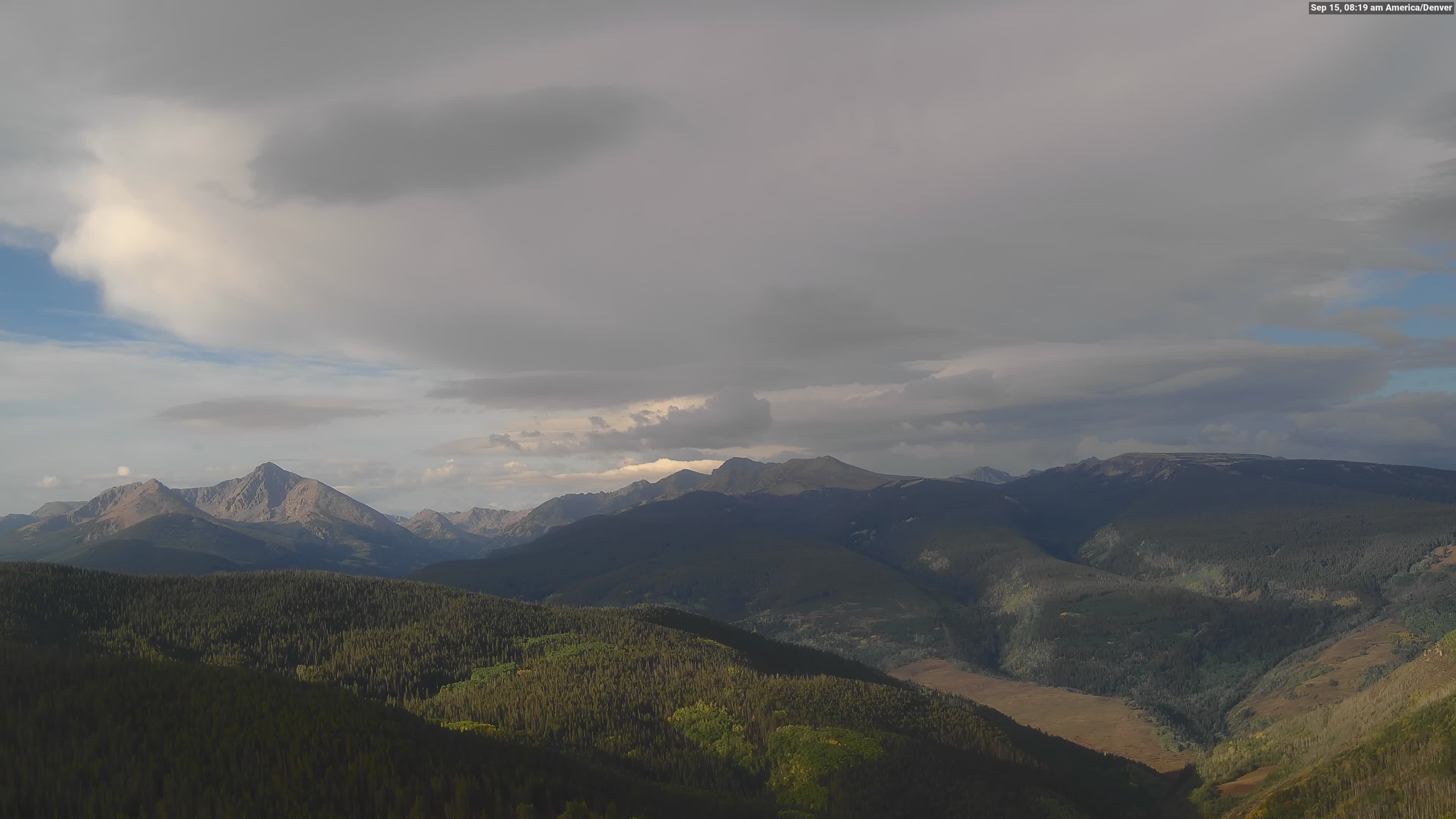 Vail Eagle's Nest snow cam captured at 15 September 2026 at 8:20 am GMT-6