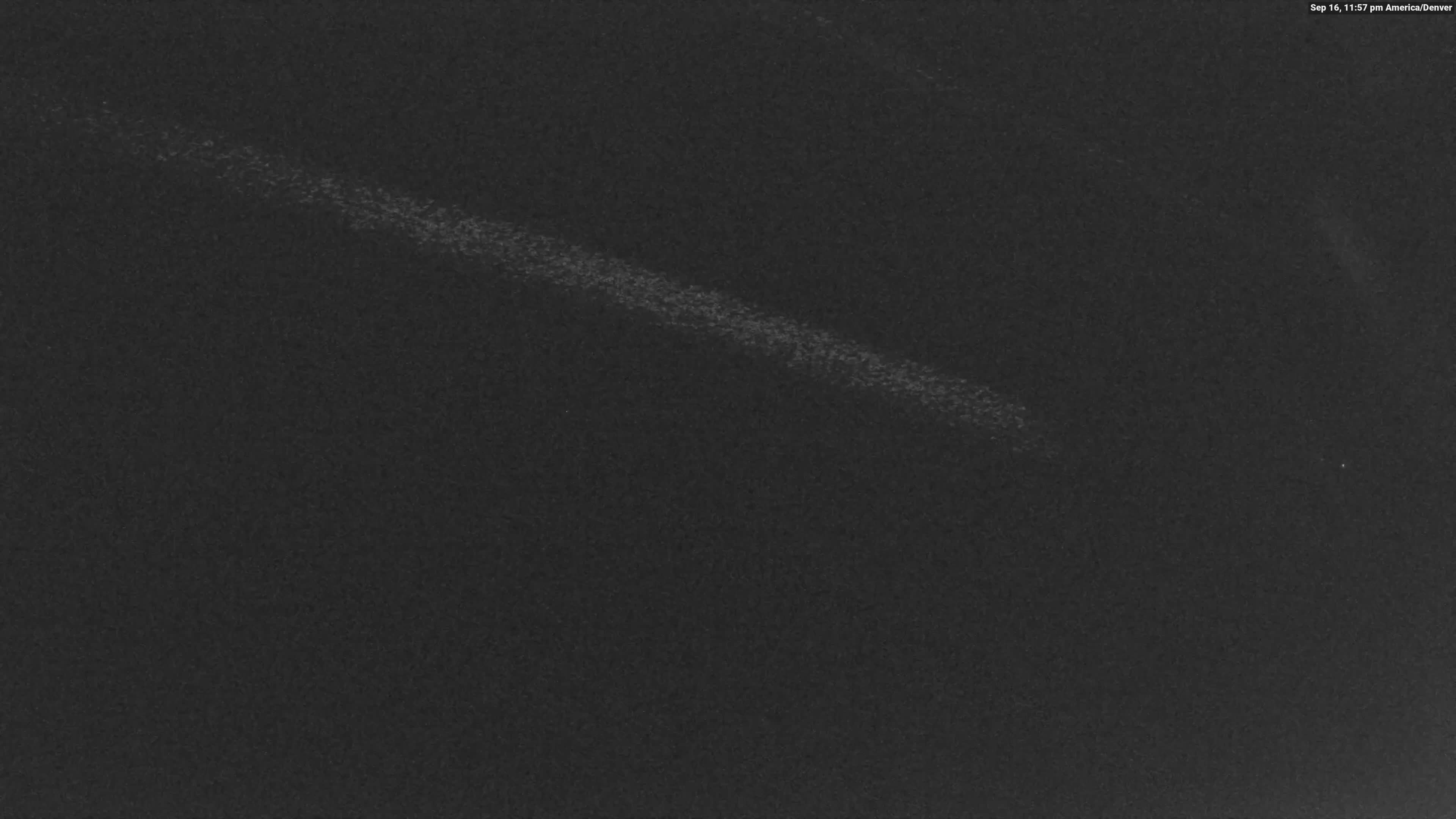 Vail Eagle's Nest snow cam captured at 16 September 2026 at 11:57 pm GMT-6