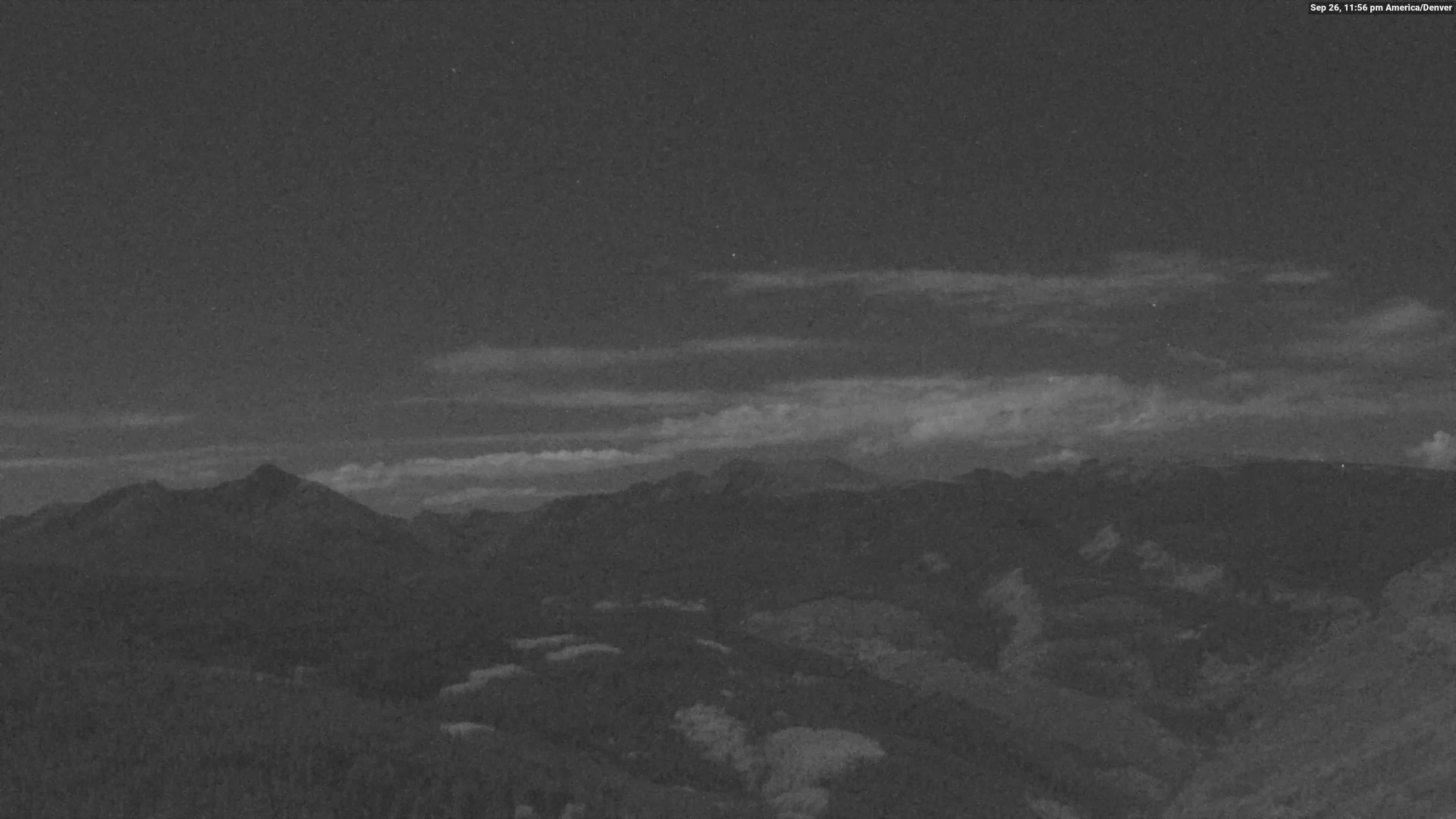 Vail Eagle's Nest snow cam captured at 26 September 2026 at 11:56 pm GMT-6