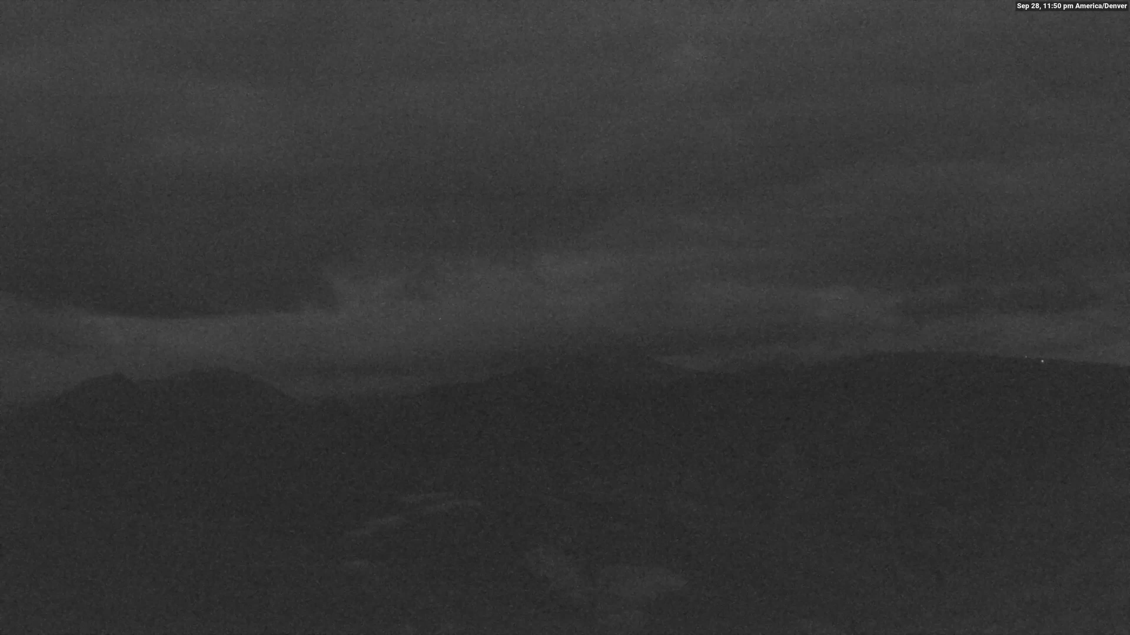 Vail Eagle's Nest snow cam captured at 28 September 2026 at 11:51 pm GMT-6