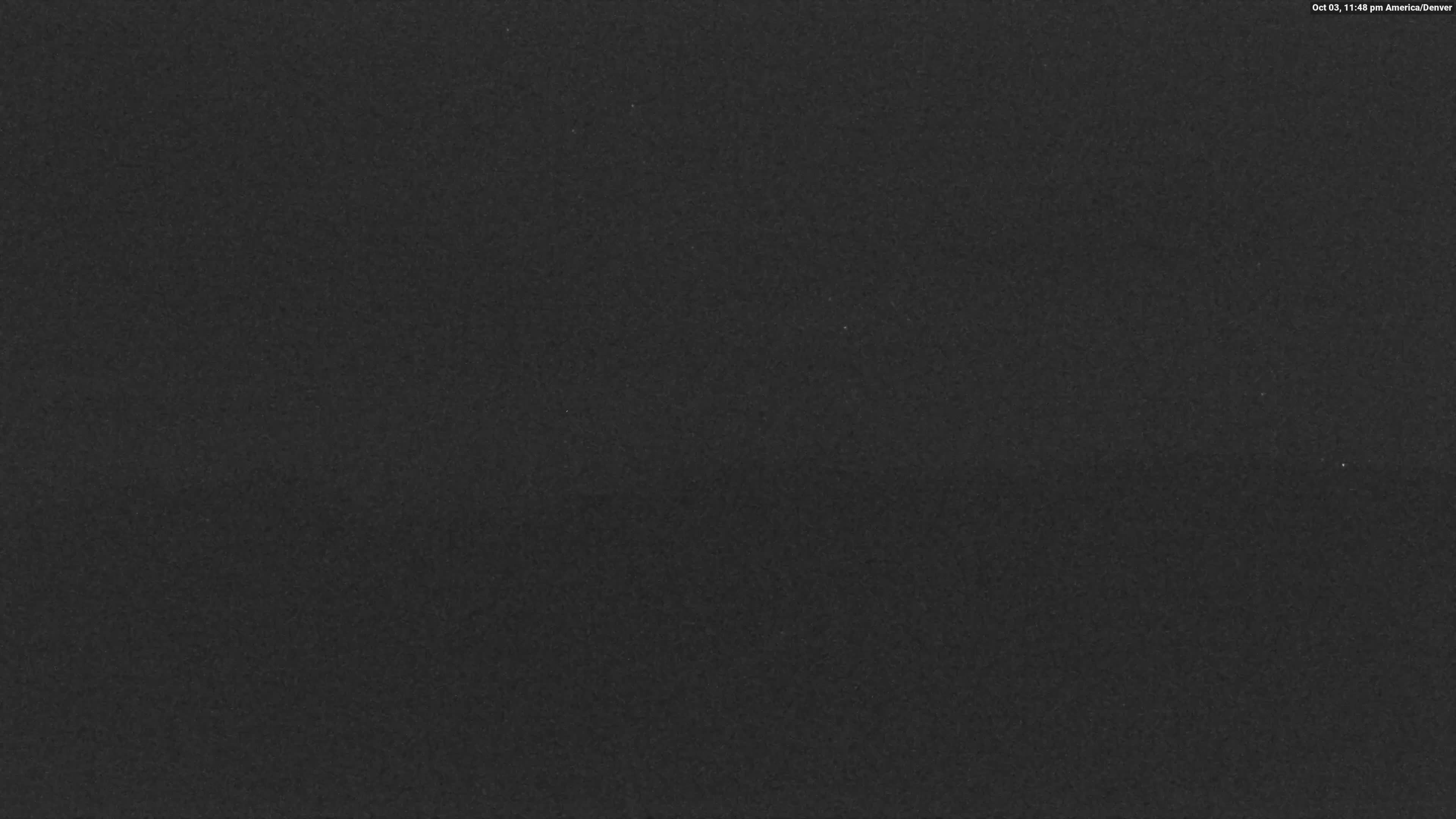 Vail Eagle's Nest snow cam captured at 3 October 2026 at 11:49 pm GMT-6