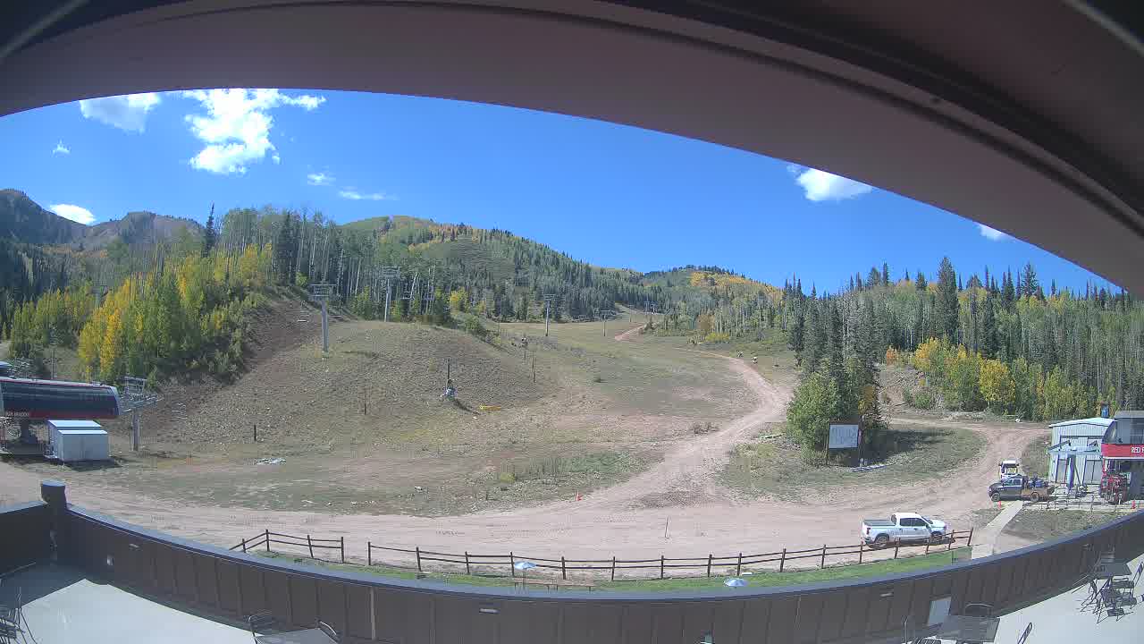 Park City High Meadow snow cam captured at 26 September 2026 at 1:44 pm GMT-6