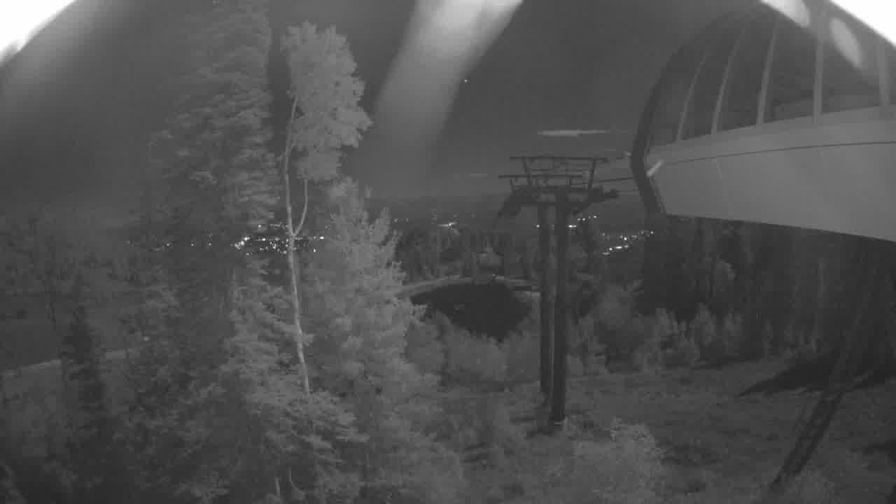 Park City Top of Orange Bubble snow cam captured at 25 September 2026 at 11:59 pm GMT-6