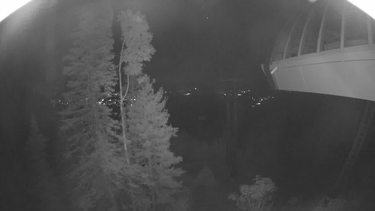 Park City Top of Orange Bubble snow cam captured at 3 October 2026 at 11:51 pm GMT-6