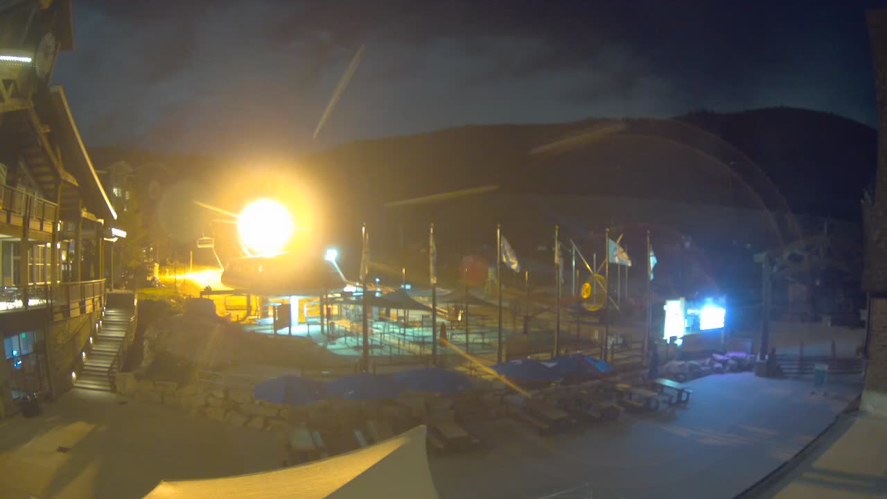 Park City Mountain Village snow cam captured at 26 September 2026 at 11:54 pm GMT-6