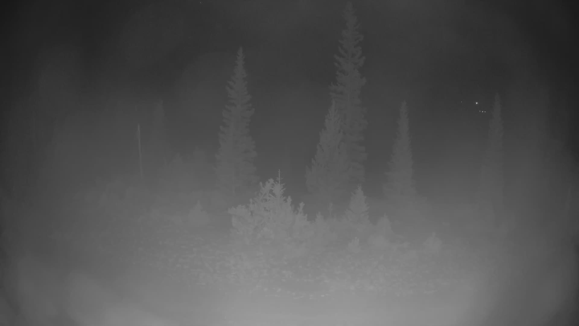 Breckenridge Peak 8 from Peak 9 snow cam captured at 18 September 2026 at 11:53 pm GMT-6
