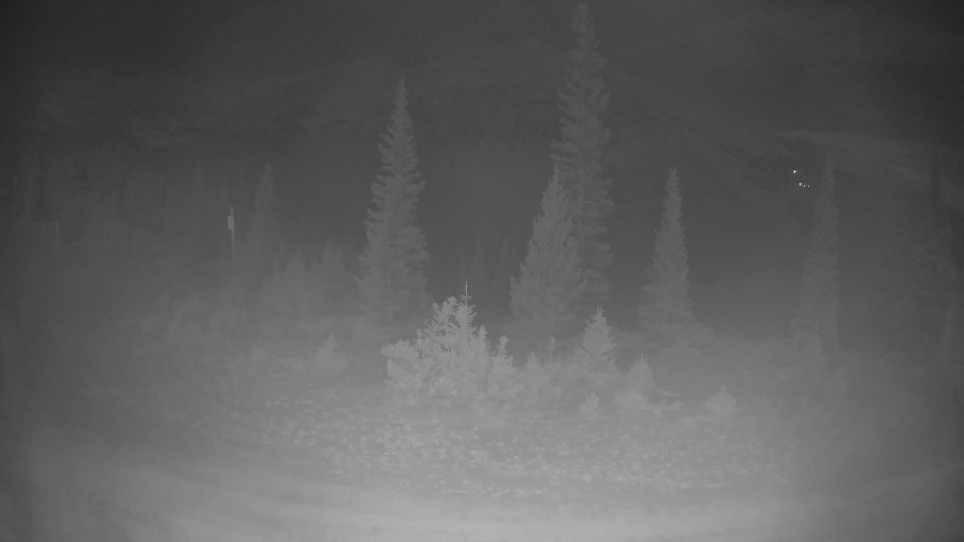 Breckenridge Peak 8 from Peak 9 snow cam captured at 26 September 2026 at 11:58 pm GMT-6