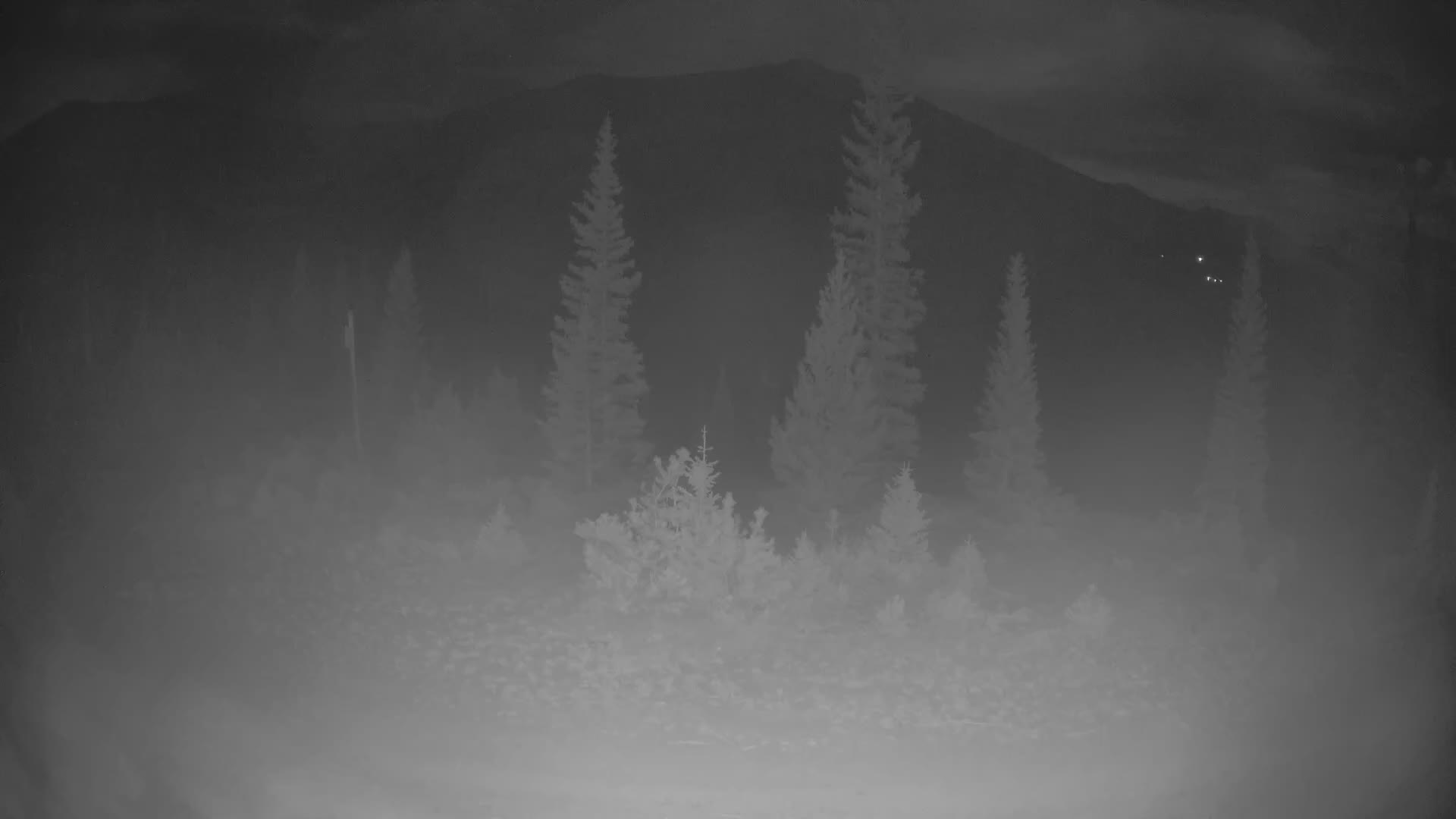 Breckenridge Peak 8 from Peak 9 snow cam captured at 27 September 2026 at 11:50 pm GMT-6