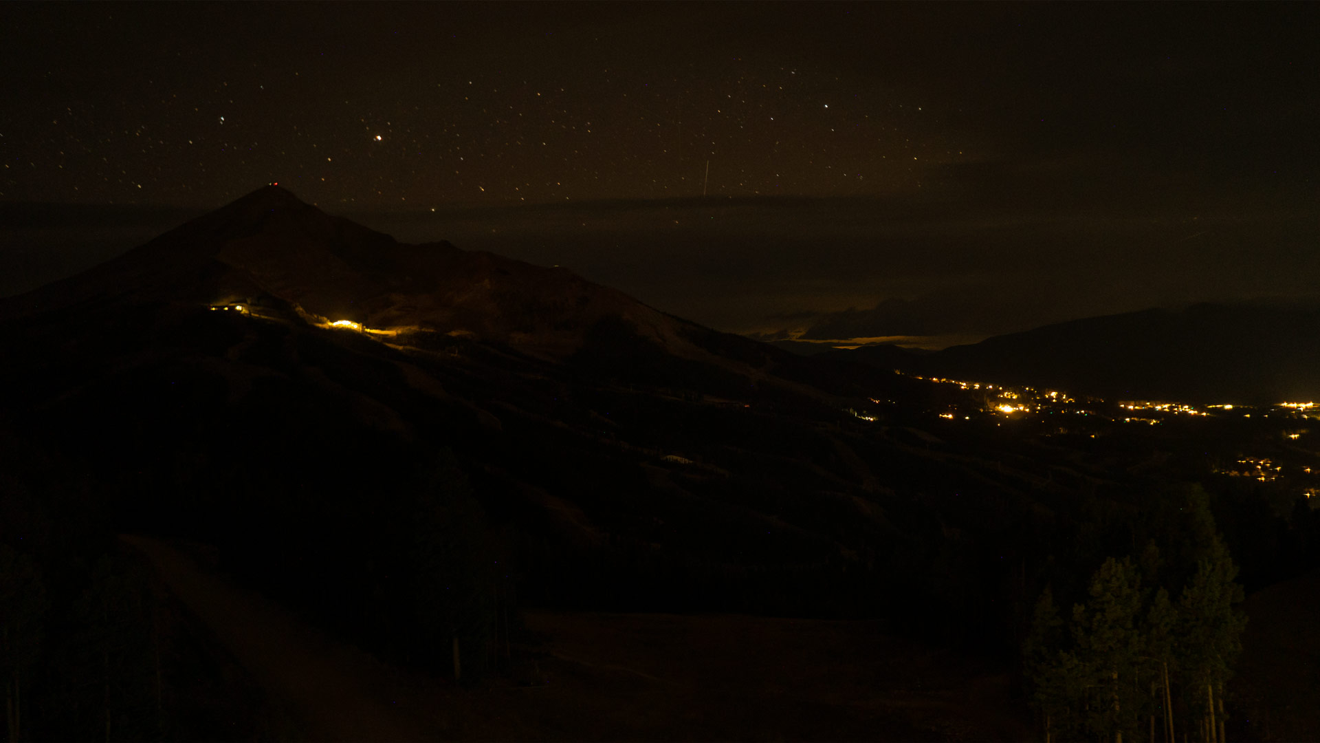 Big Sky Andesite Camera snow cam captured at 13 September 2026 at 10:24 pm GMT-6