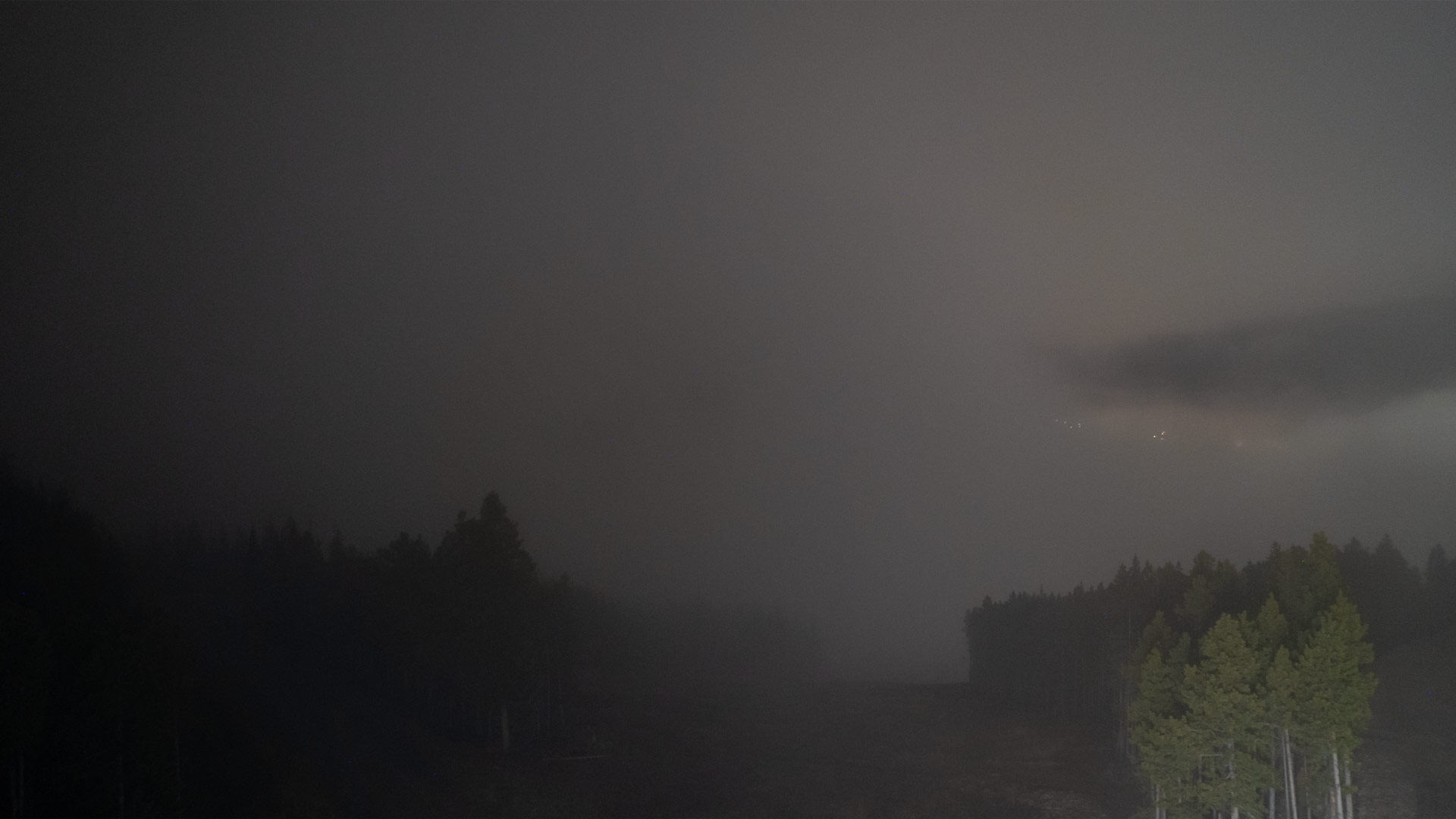 Big Sky Andesite Camera snow cam captured at 19 September 2026 at 11:55 pm GMT-6