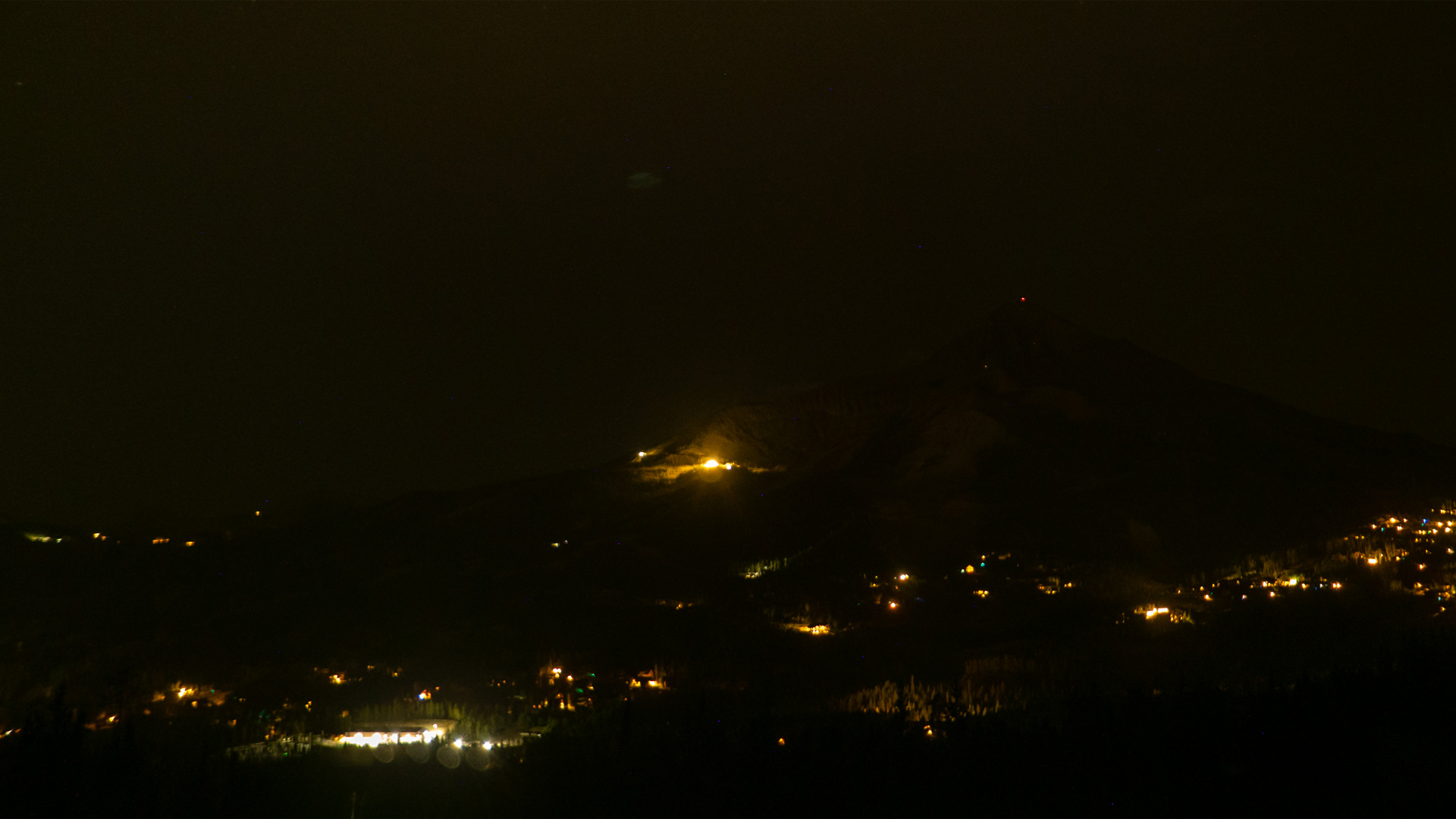 Big Sky Cascade Camera snow cam captured at 13 September 2026 at 11:52 pm GMT-6