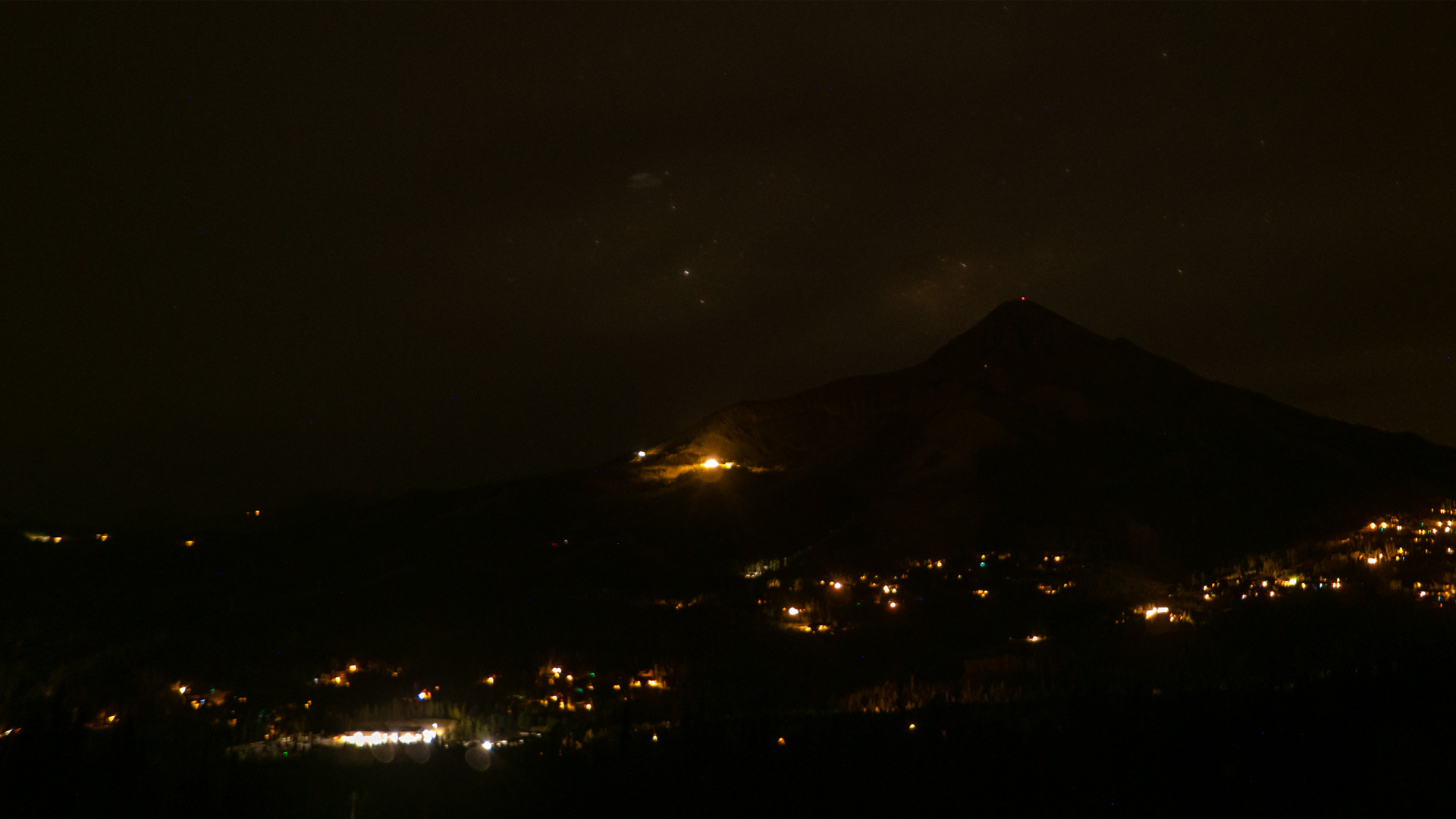 Big Sky Cascade Camera snow cam captured at 17 September 2026 at 11:52 pm GMT-6