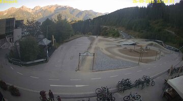Serfaus-Fiss-Ladis Waldbahn Pump Track snow cam captured at 26 September 2026 at 5:00 pm GMT+2