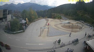 Serfaus-Fiss-Ladis Waldbahn Pump Track snow cam captured at 1 October 2026 at 5:08 pm GMT+2